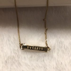 BYOS Melissa Curry gold tone Success bar bracelet NWT